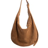 HOBO DROP BAG SUEDE TOFFEE
