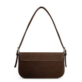 BAGUETTE BAG SUEDE CHOCO