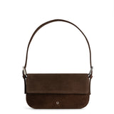 BAGUETTE BAG SUEDE CHOCO