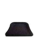 RAFFIA CLUTCH BLACK
