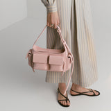 CARGO BAG SUEDE POWDER PINK