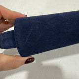 BAGUETTE BAG SUEDE NAVY - Lot 37 (Imperfect)