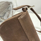 BAGUETTE BAG SUEDE CHOCO - Lot 10 (Imperfect)