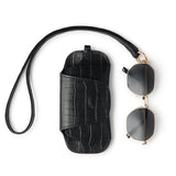 CASE FOR GLASSES CROCO BLACK