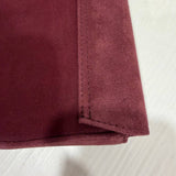 BAGUETTE BAG SUEDE BURGUNDY - Lot 15 (Imperfect)