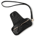 CASE FOR GLASSES CROCO BLACK