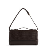 BAGUETTE FLIP CROCO BROWN