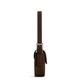 BAGUETTE BAG SUEDE CHOCO