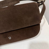 BAGUETTE BAG SUEDE CHOCO - Lot 10 (Imperfect)