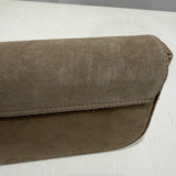 BAGUETTE BAG SUEDE DARK BEIGE - Lot 38 (Imperfect)