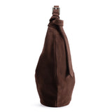 HOBO DROP BAG SUEDE CHOCO