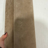BAGUETTE BAG SUEDE DARK BEIGE - Lot 31 (Imperfect)