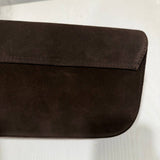 BAGUETTE BAG SUEDE CHOCO - Lot 11 (Imperfect)