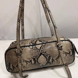 BOWLING BAG PYTHON NATURAL - Lot 130 (Editorial)