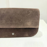 BAGUETTE BAG SUEDE CHOCO - Lot 14 (Imperfect)