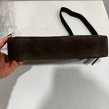 BAGUETTE BAG SUEDE CHOCO - Lot 10 (Imperfect)