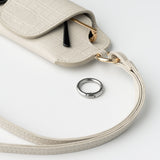 CASE FOR GLASSES CROCO CREAM