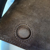 BAGUETTE BAG SUEDE CHOCO - Lot 118 (Imperfect)