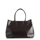 TOTE CROCO BROWN
