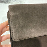 BAGUETTE BAG SUEDE CHOCO - Lot 14 (Imperfect)