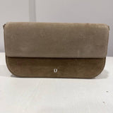 BAGUETTE BAG SUEDE DARK BEIGE - Lot 38 (Imperfect)