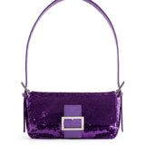 BAGUETTE 90S SEQUIN VIOLET