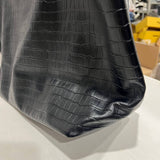 TOTE CROCO BLACK - Lot 79 (Editorial)