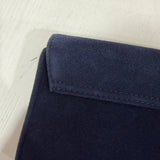 BAGUETTE BAG SUEDE NAVY - Lot 37 (Imperfect)