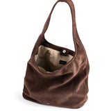 HOBO BAG SUEDE CHOCO