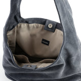 HOBO BAG SUEDE GRAPHITE