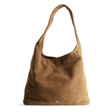 HOBO BAG SUEDE TOFFEE