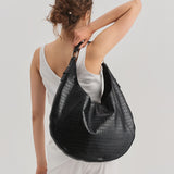 EXTRA HOBO BAG CROCO BLACK 