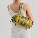 BOWLING BAG PYTHON YELLOW