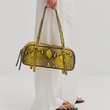 BOWLING BAG PYTHON YELLOW