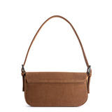 BAGUETTE BAG SUEDE TOFFEE