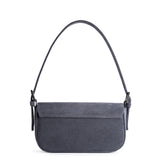 BAGUETTE BAG SUEDE GRAPHITE