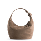 HOBO DROP BAG SUEDE DARK BEIGE