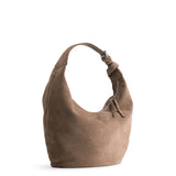 HOBO DROP BAG SUEDE DARK BEIGE