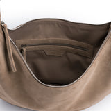 HOBO DROP BAG SUEDE DARK BEIGE