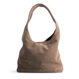 HOBO BAG SUEDE DARK BEIGE