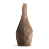 HOBO BAG SUEDE DARK BEIGE