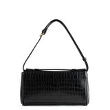 BAGUETTE FLIP CROCO BLACK