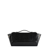 BAGUETTE FLIP CROCO BLACK