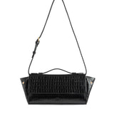 BAGUETTE FLIP CROCO BLACK