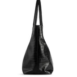 TOTE CROCO BLACK