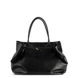 TOTE CROCO BLACK