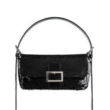 BAGUETTE 90S SEQUIN BLACK