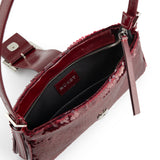 BAGUETTE MINI SEQUIN BORDO