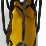 TOTE CROCO BLACK