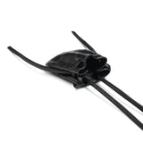 POUCH MINI BAG BLACK CROCO